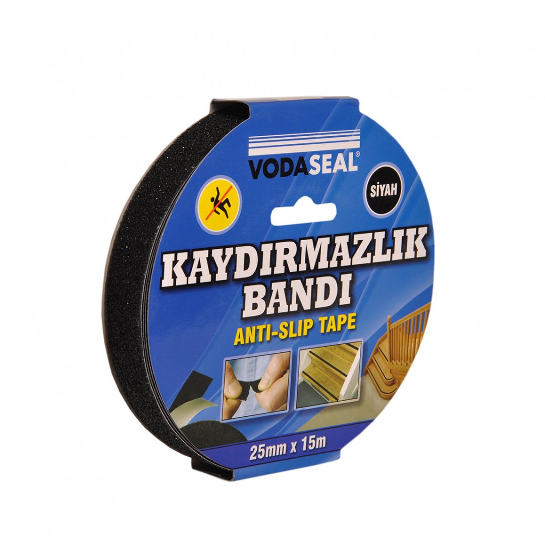 VODASEAL MERDIVEN KAYDIRMAZLIK BANDI 25 MM X 15 MT - SIYAH